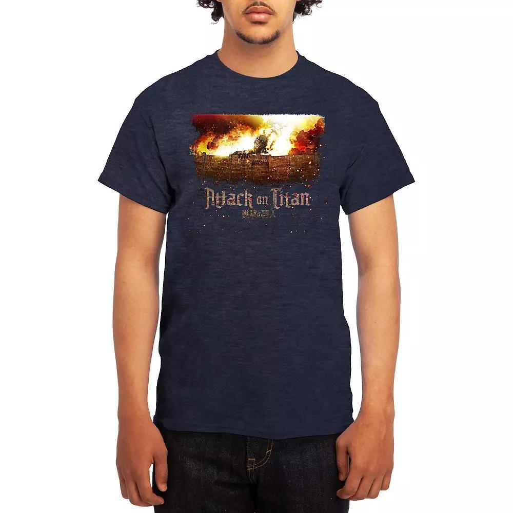 Men's Attack on Titan Standing on Titan Tee, Boy's, Size: Small, Black Product Image