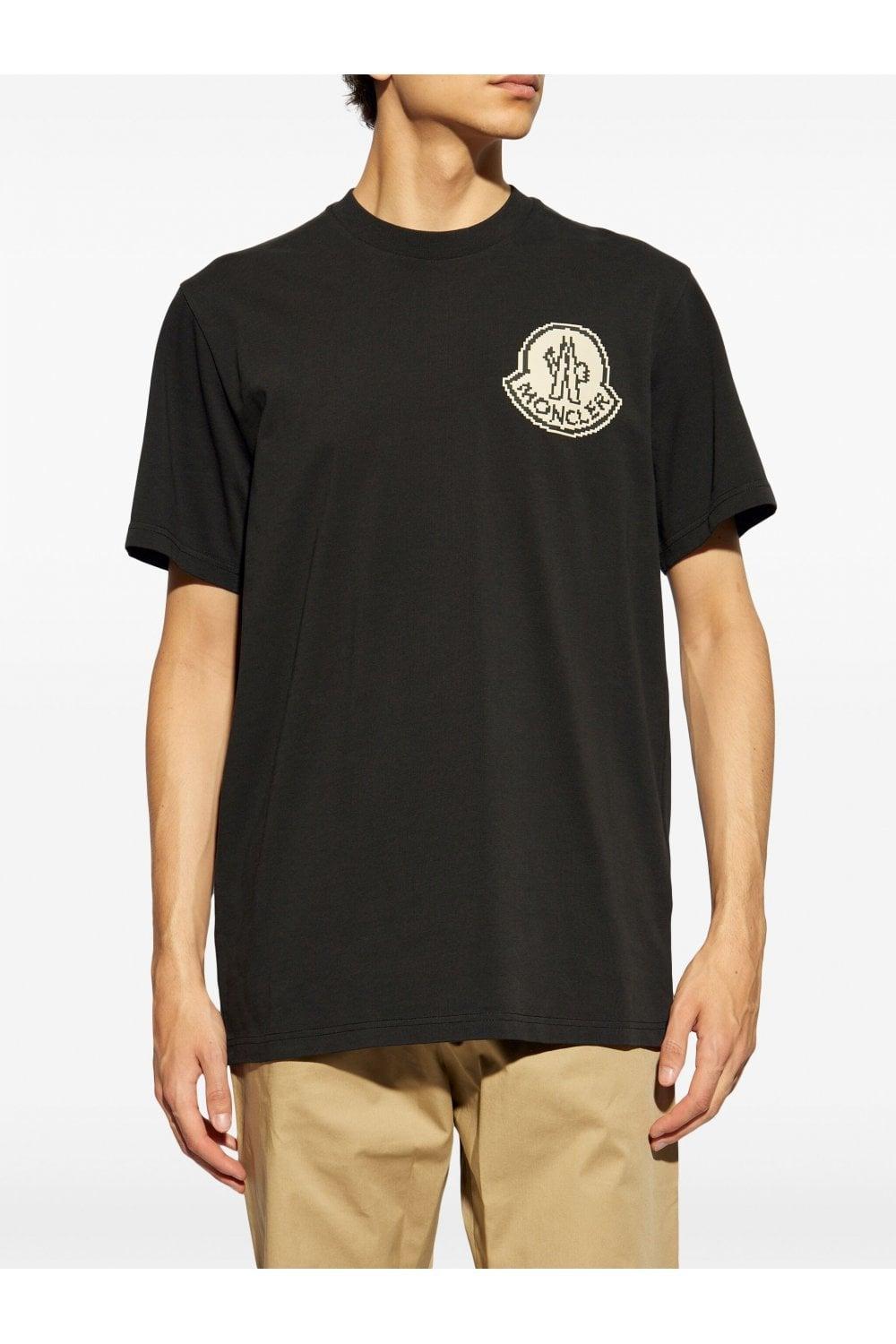 MONCLER Logo Cotton Jersey T-shirt In Multicolor Product Image