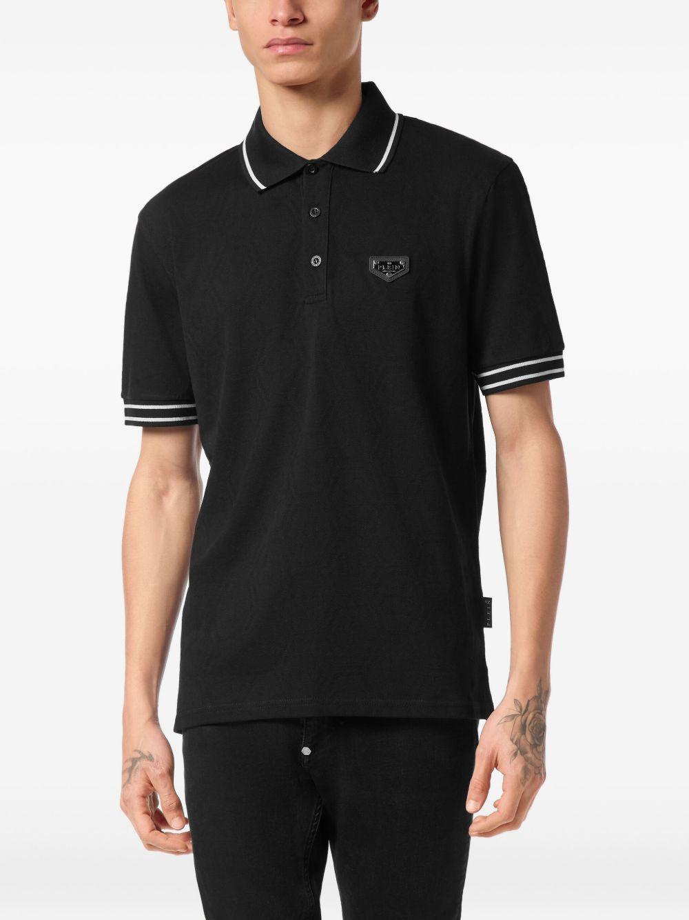 logo-plaque polo shirt Product Image