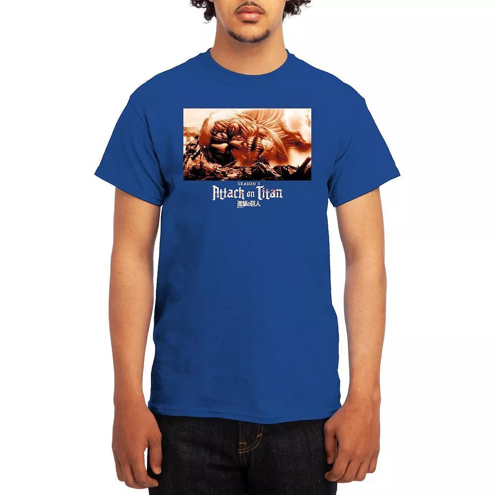 Mens Attack on Titan Battle Titans Full Color Graphic Tee Product Image