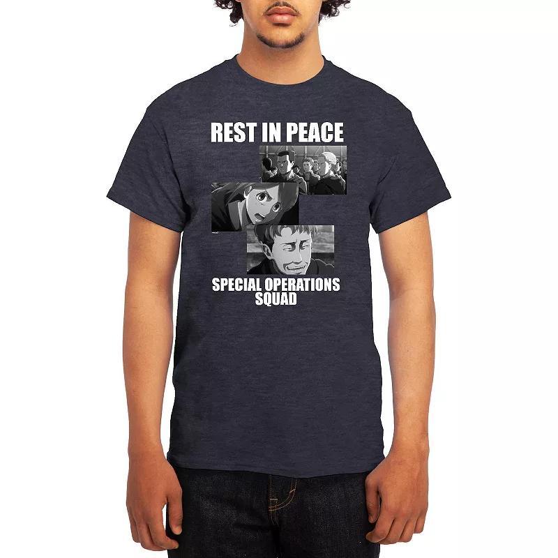 Mens Attack on Titan Rest in Peace Squad Tee Product Image