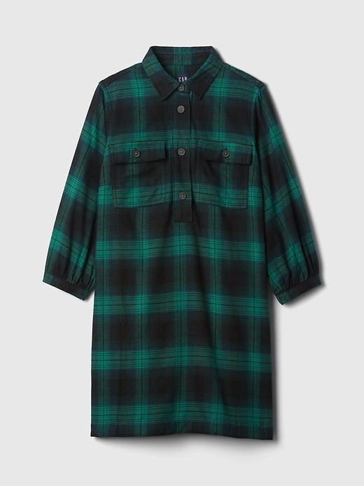 Flannel Utility Mini Shirtdress Product Image