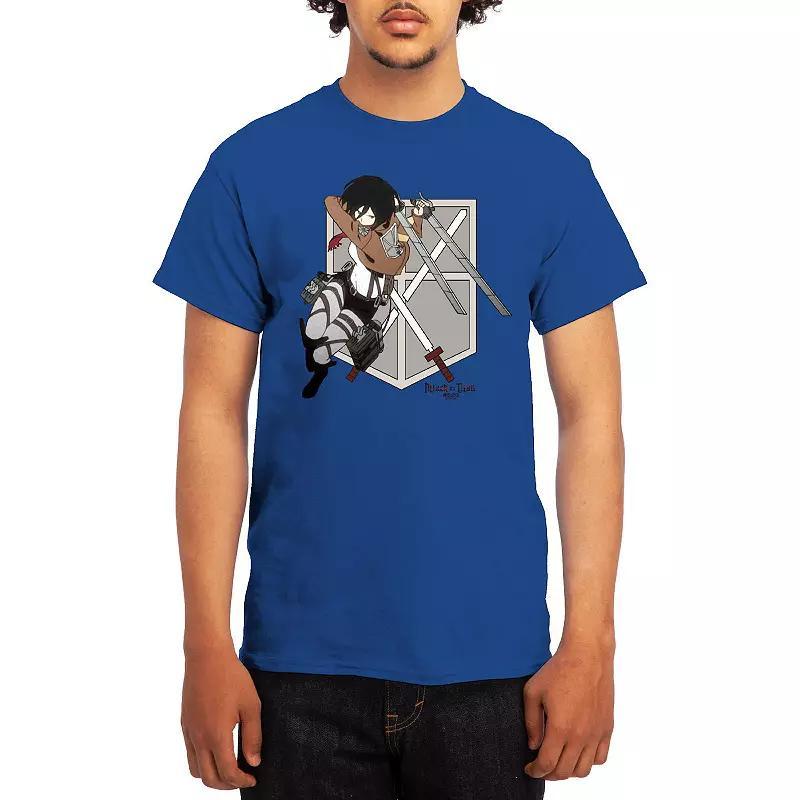 Men's Attack on Titan Mikasa Flying Emblem Tee, Boy's, Size: XXL, Green Product Image