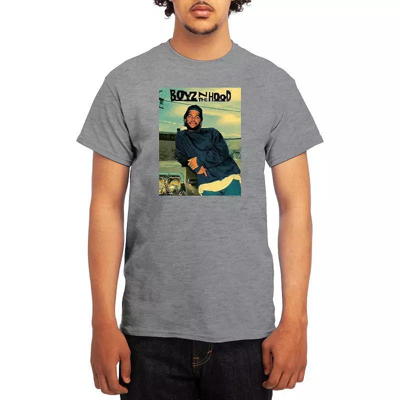 Men's Boyz N' The Hood Doughboy & Car Tinted Graphic Tee, Size: Medium, Ath Grey Product Image