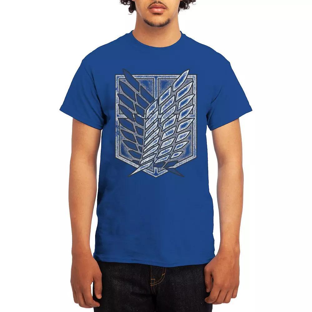 Men's Attack on Titan Eren & Mikasa Tee, Boy's, Size: Small, Green Product Image