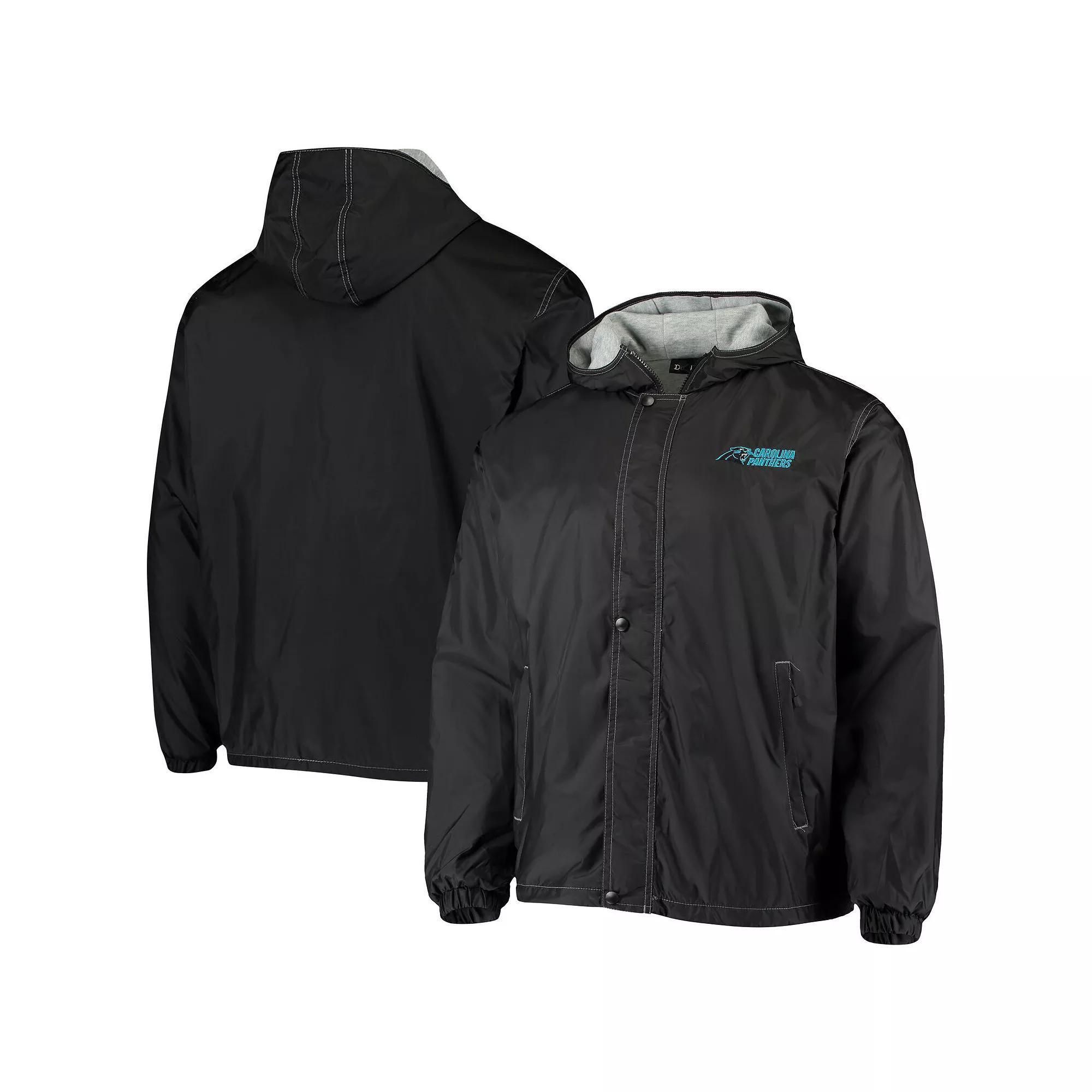 Men's Dunbrooke Black Carolina Panthers Logo Legacy Stadium Full-Zip Jacket, Size: Medium Product Image