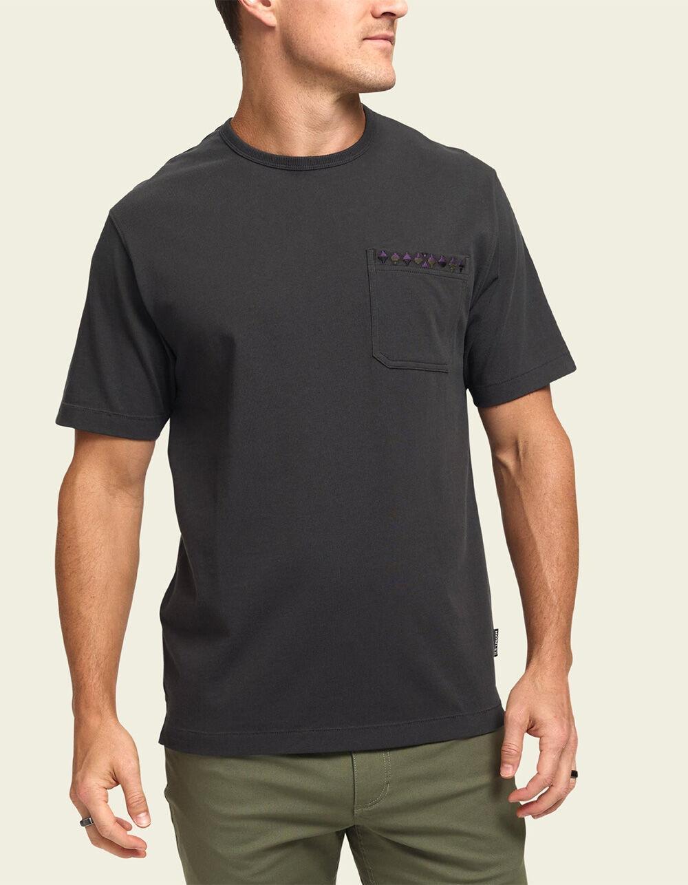 HOWLER BROTHERS Spectrum Mens Pocket Tee - OFF-BLACK Product Image