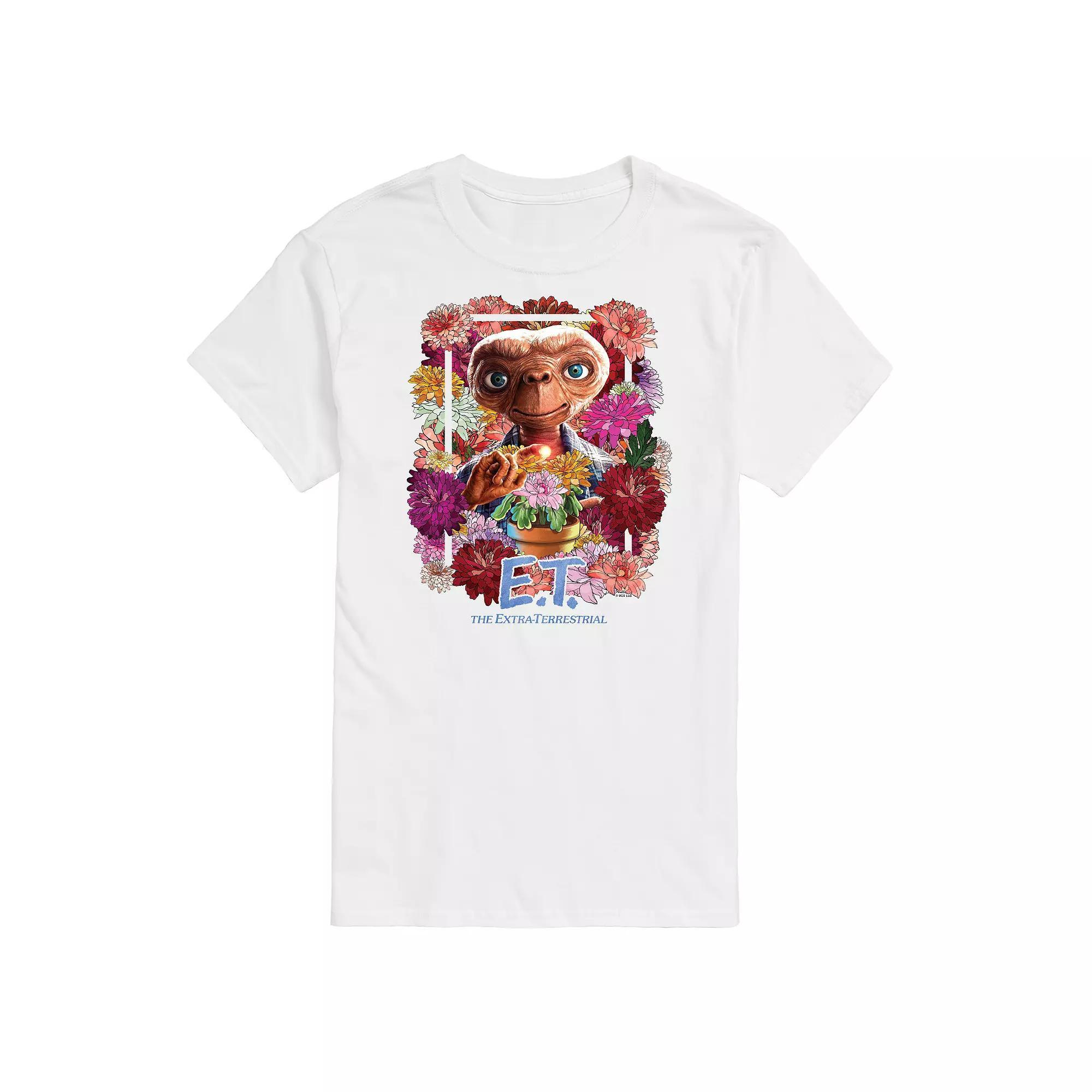 Big & Tall ET Flowers Tee, Mens Product Image