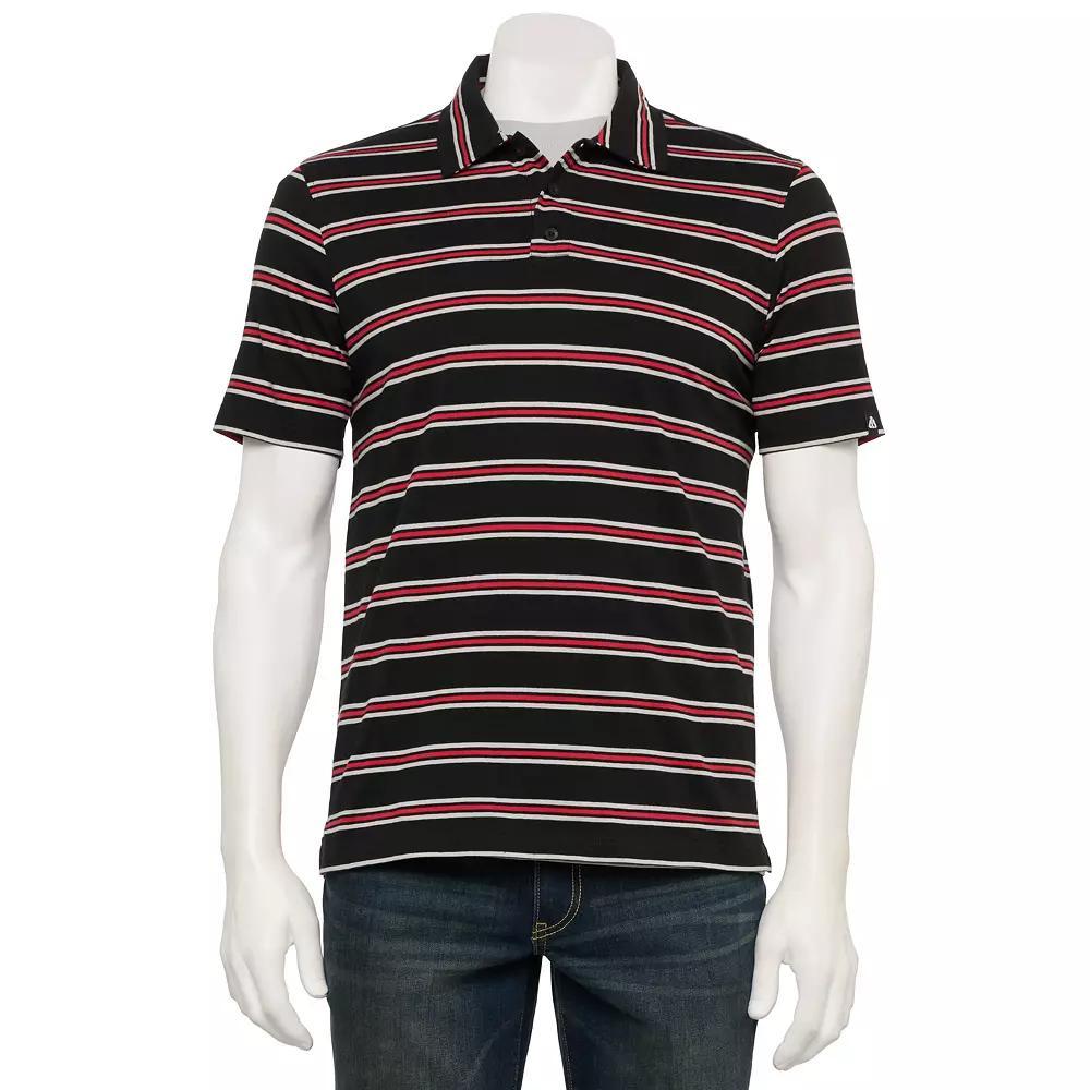 Men's Matix 2-Piece Polo & T-Shirt Set, Size: XL, Black Gray Product Image