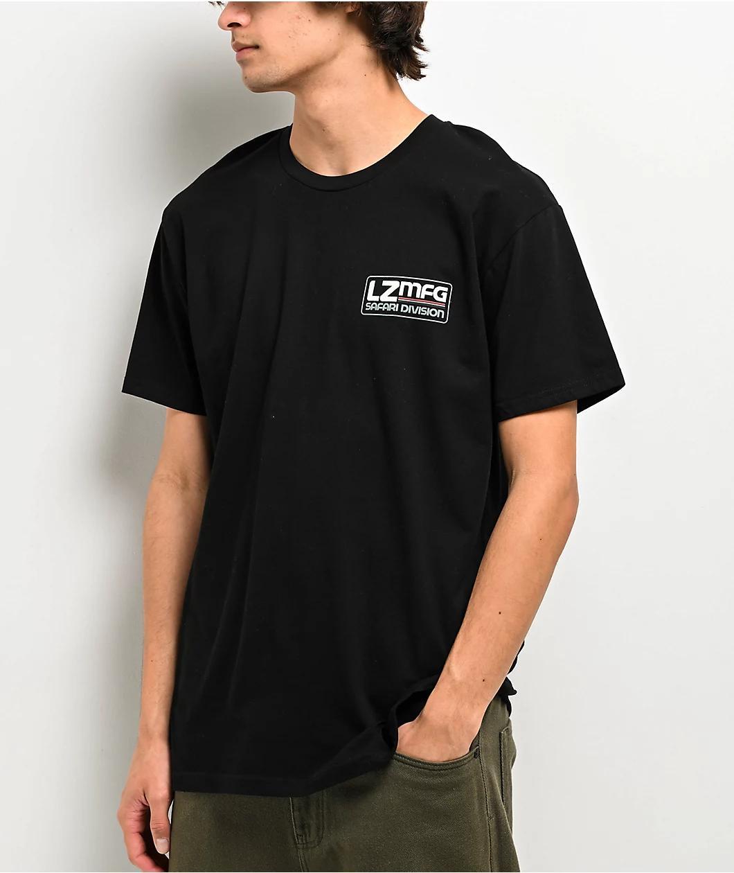 LZMFG Safari Division GTR Black T-Shirt Product Image