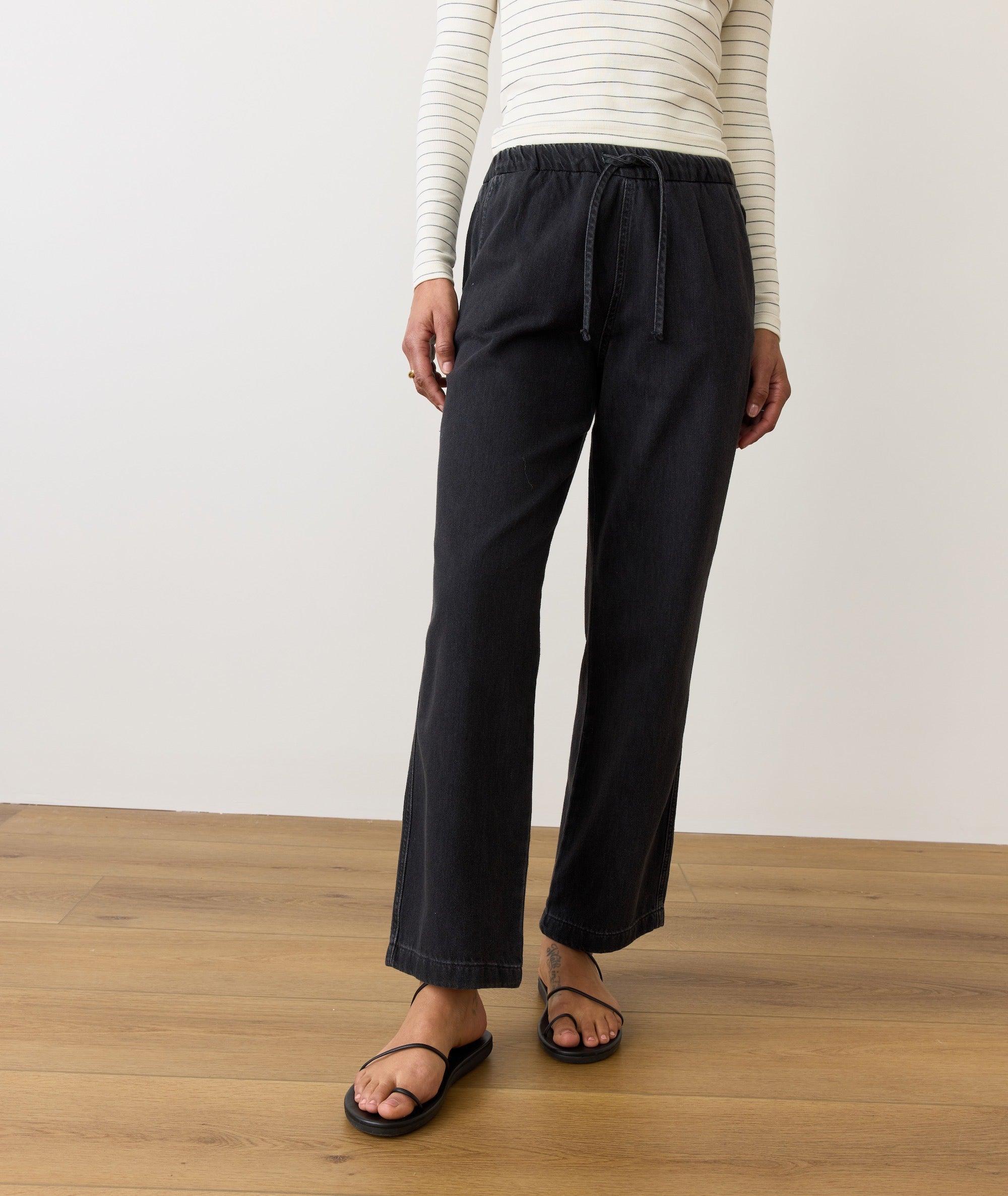 Drawstring Denim Pant Product Image