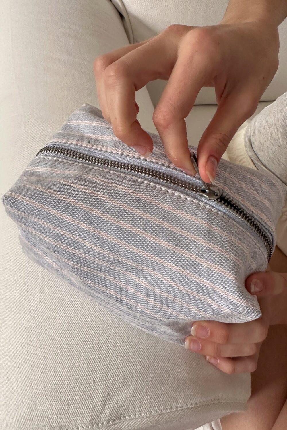 Striped Makeup Bag Product Image