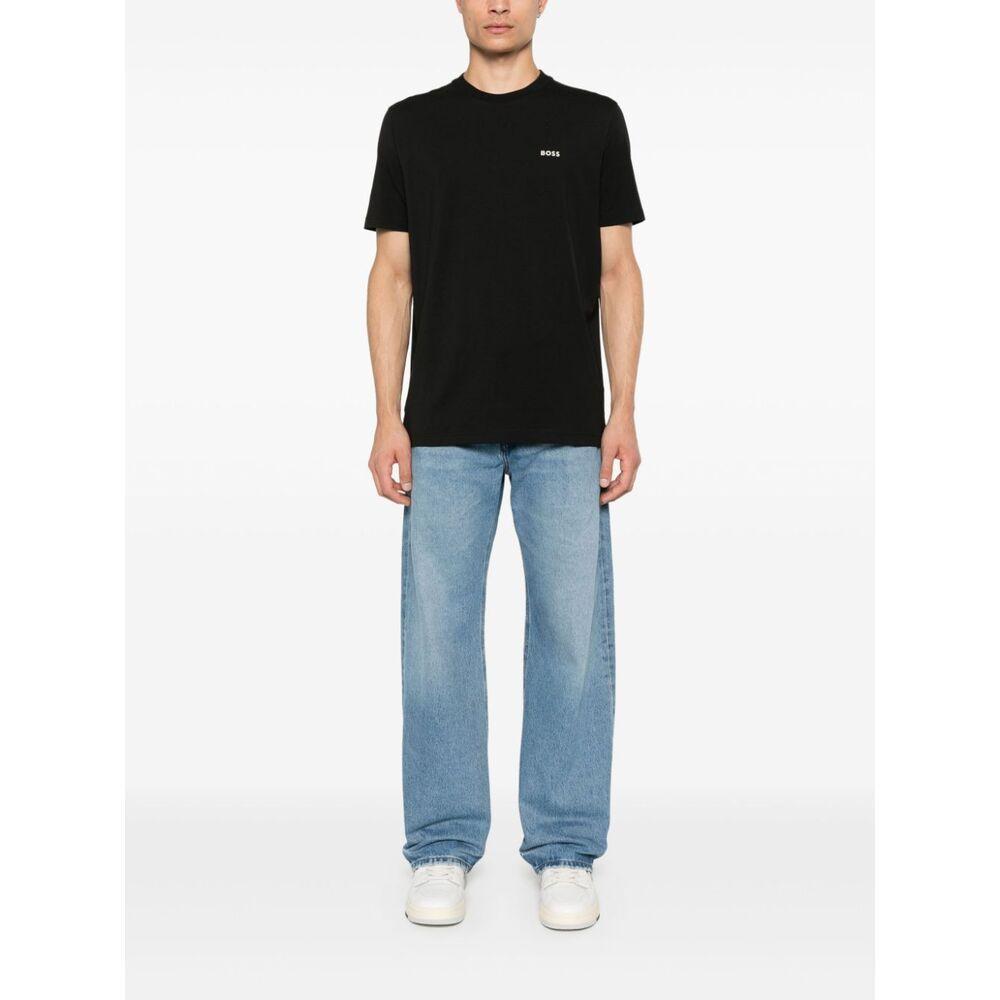 HUGO BOSS Logo-print T-shirt In Black Product Image