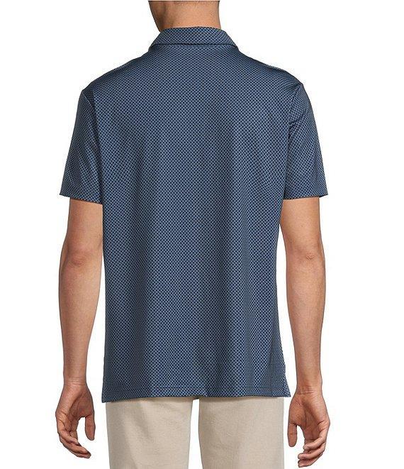 Cremieux Blue Label Performance Stretch Printed Short Sleeve Polo Shirt Product Image