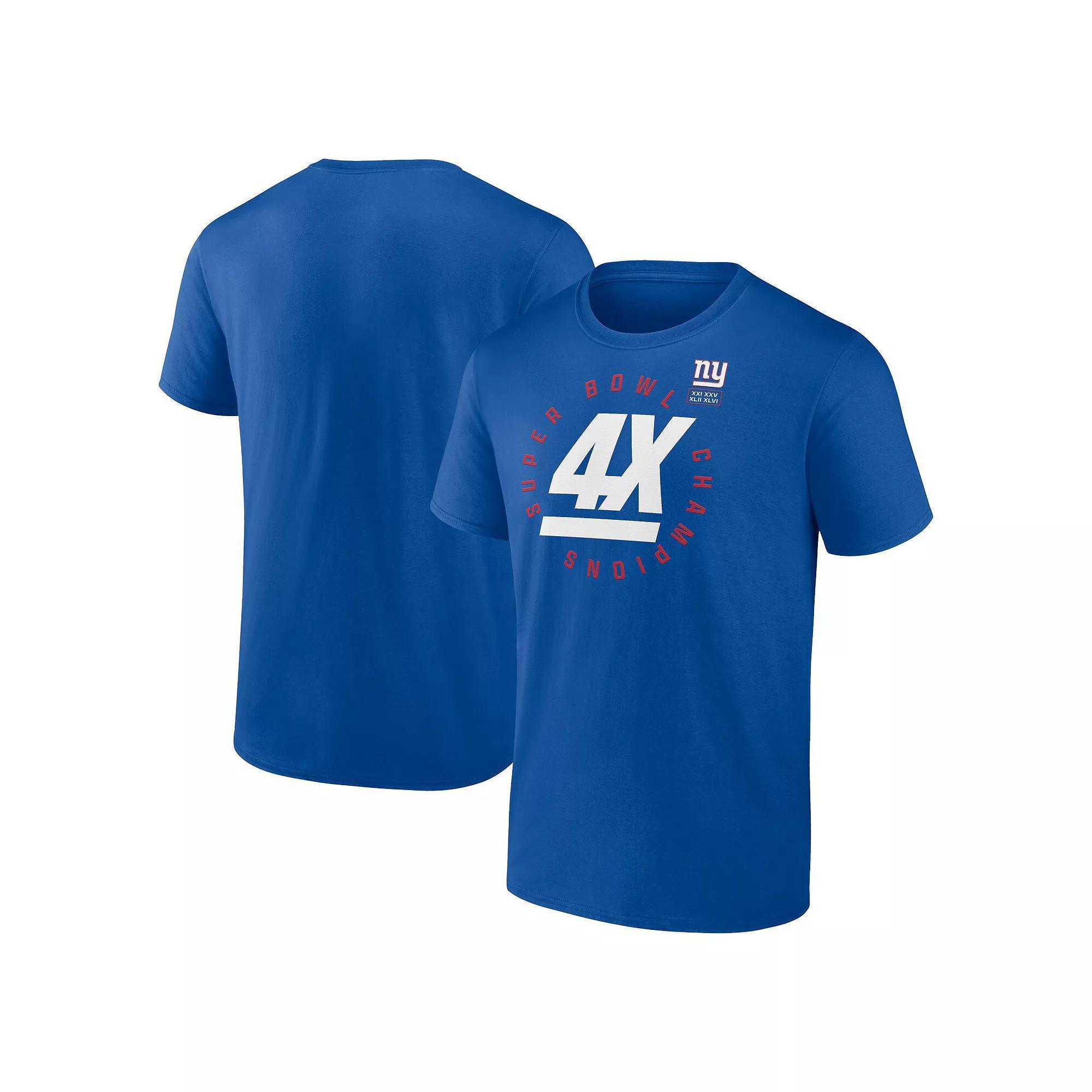 Men's Fanatics Royal New York Giants Hometown Offensive Drive T-Shirt, Size: XL, Blue Product Image