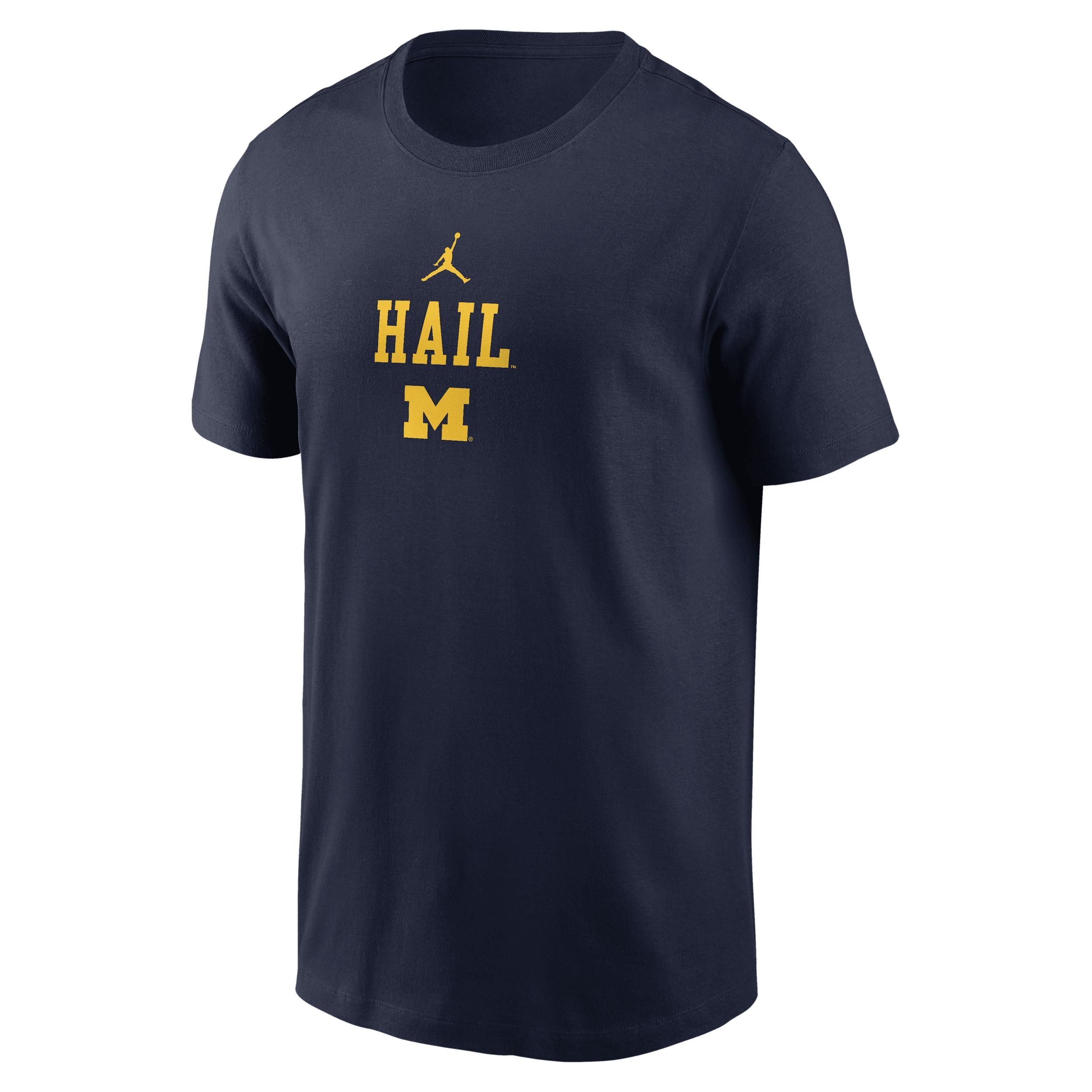 Michigan 2-Hit Stacked Nike Men's College T-Shirt Product Image