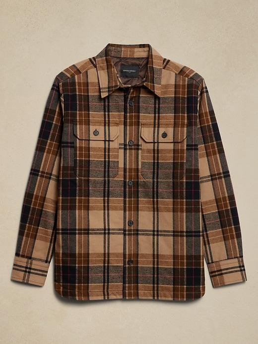 Plaid Shirt Jacket Product Image