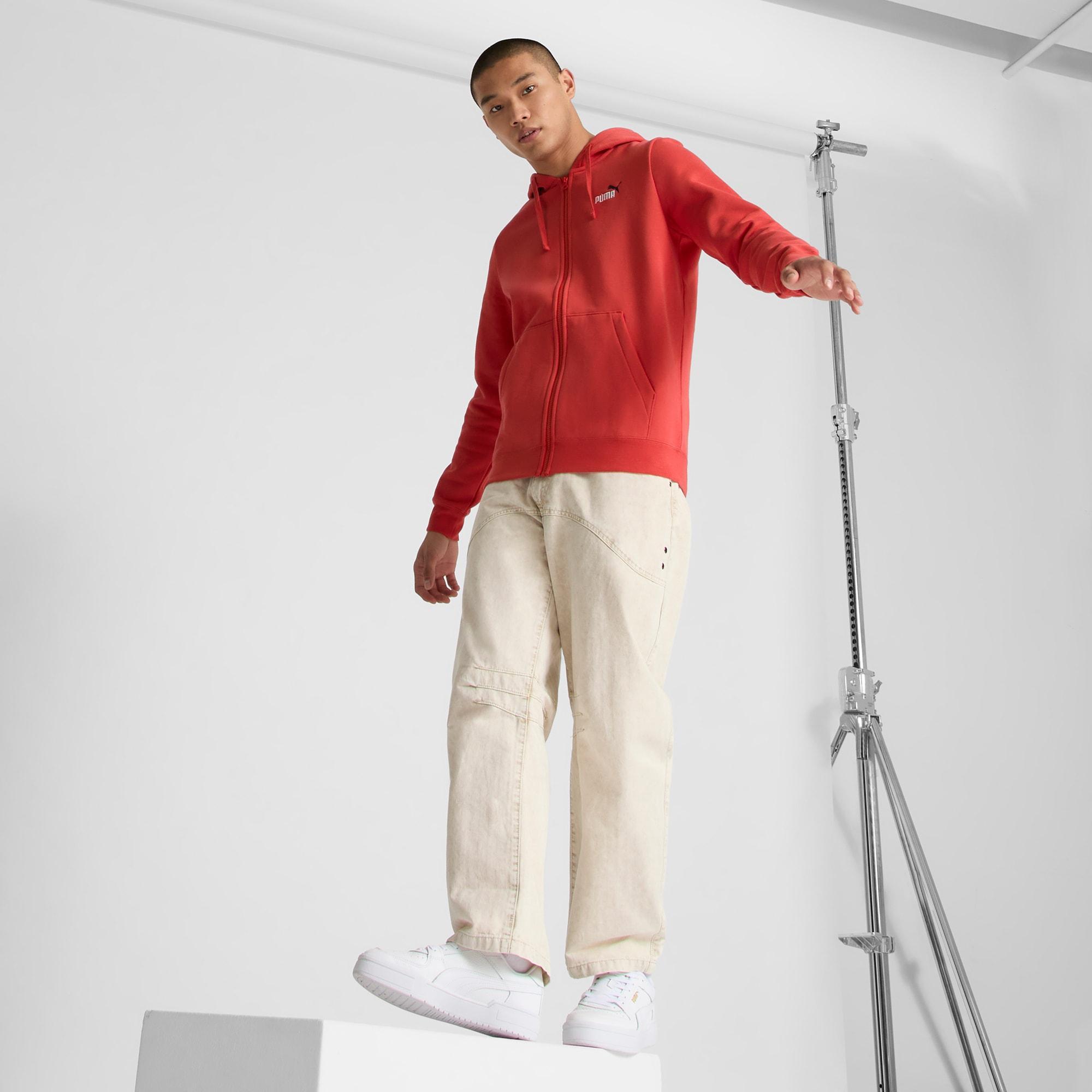 PUMA Essentials Small No. 1 Logo Men's Full-Zip Hoodie Product Image