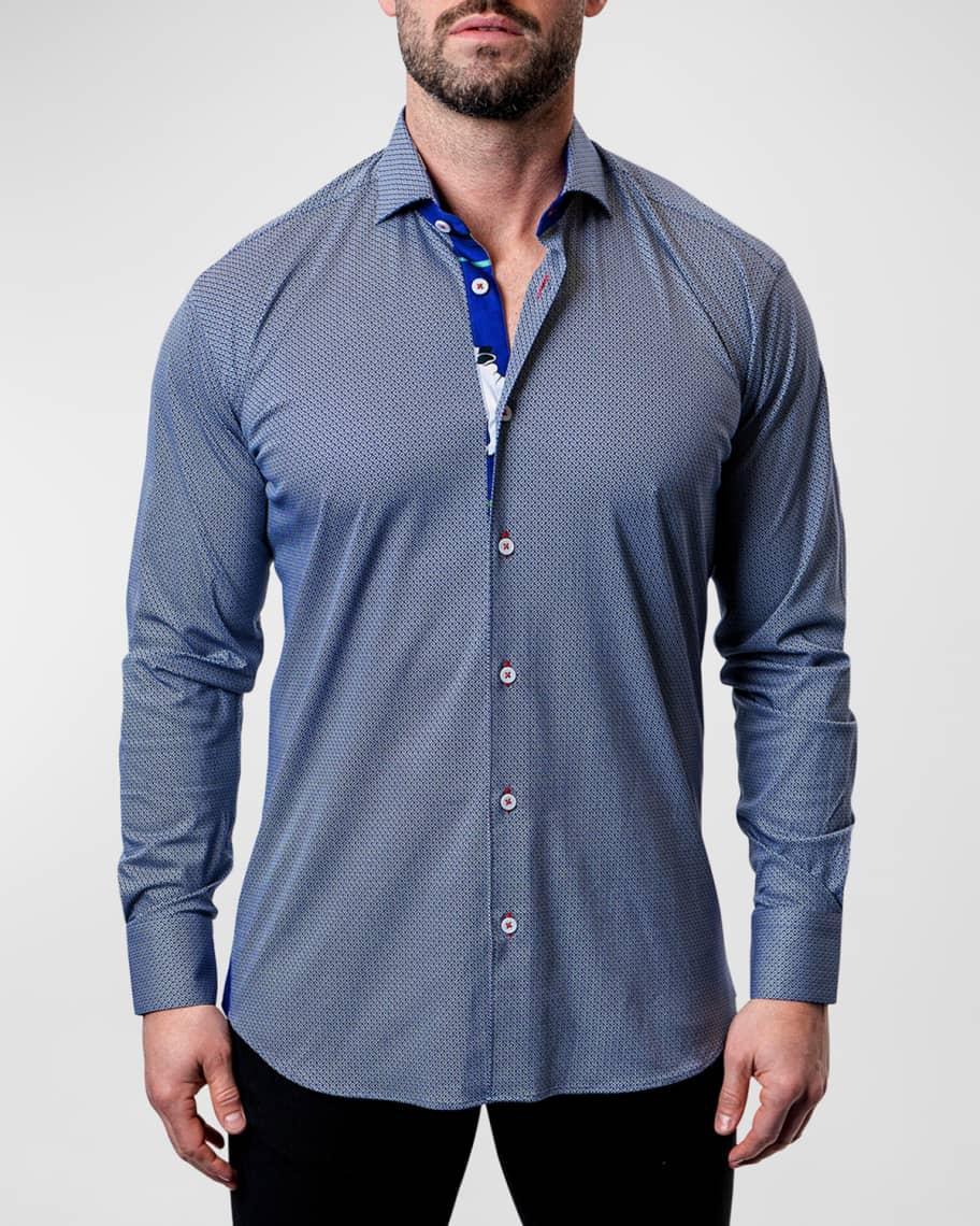 Mens Einstein Micro-Cube Dress Shirt Product Image