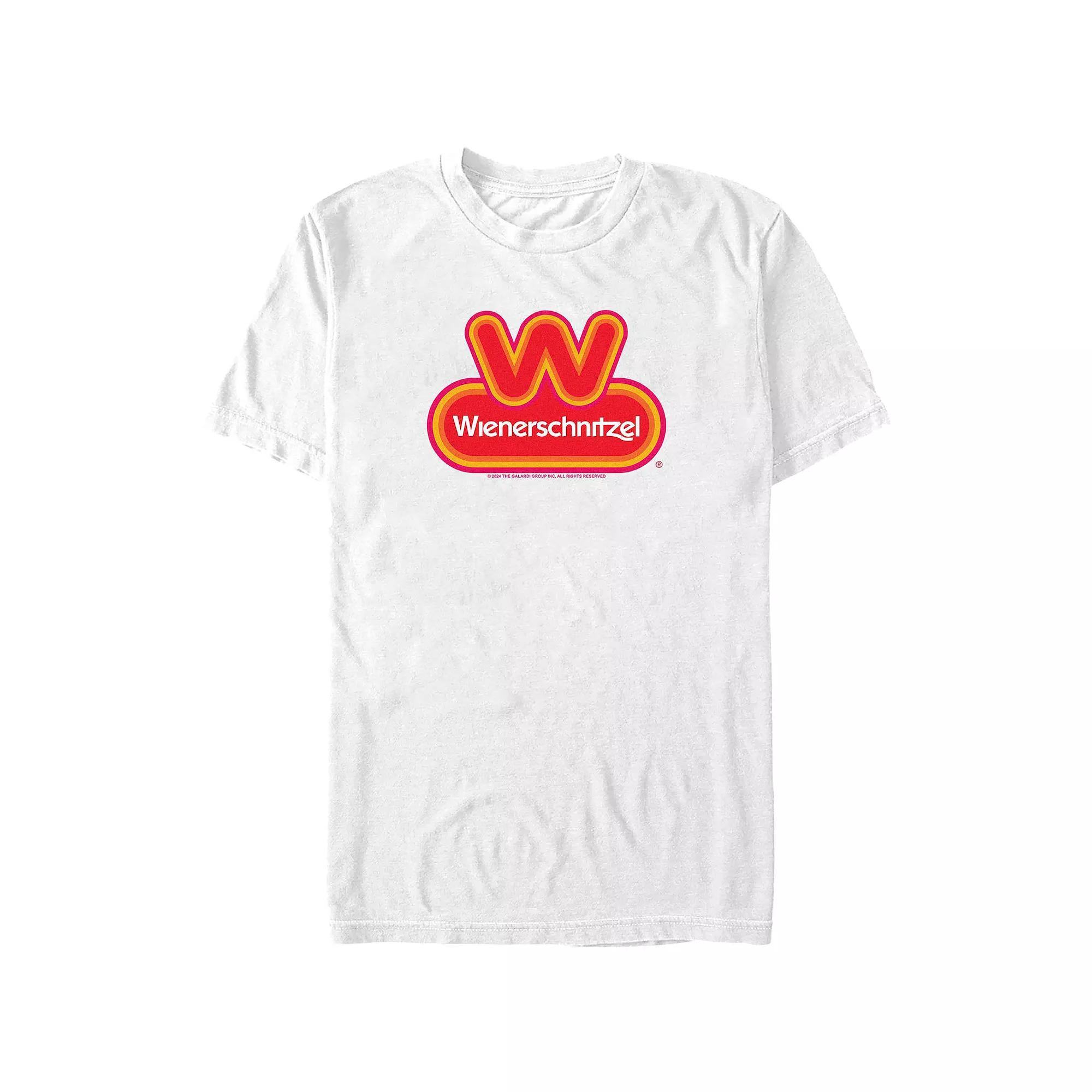 Men's Wienerschnitzel Logo Graphic Tee, Size: Large, White Product Image