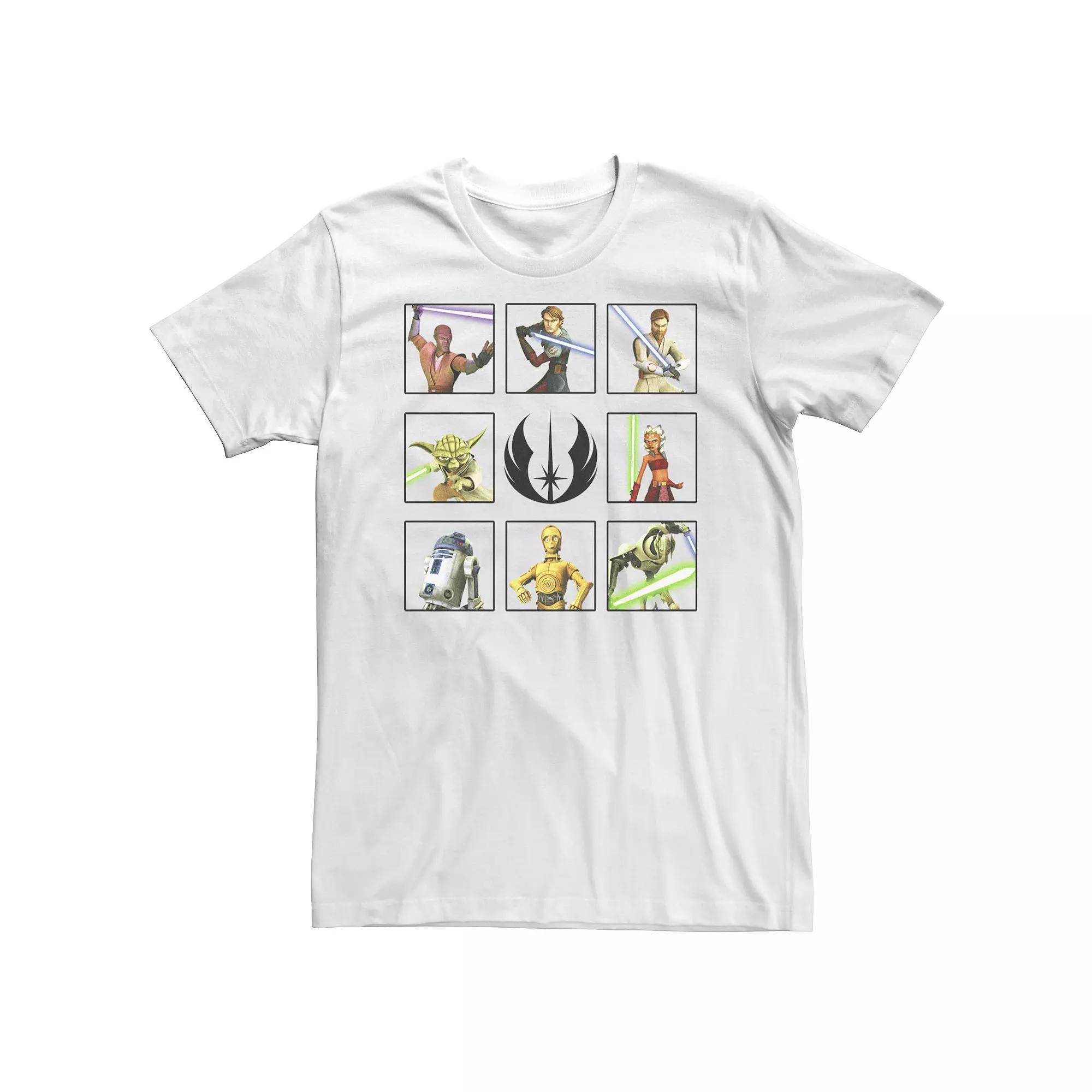 Big & Tall Star Wars: The Clone Wars Rebels Box Up Tee, Men's, Size: 4XL, White Product Image