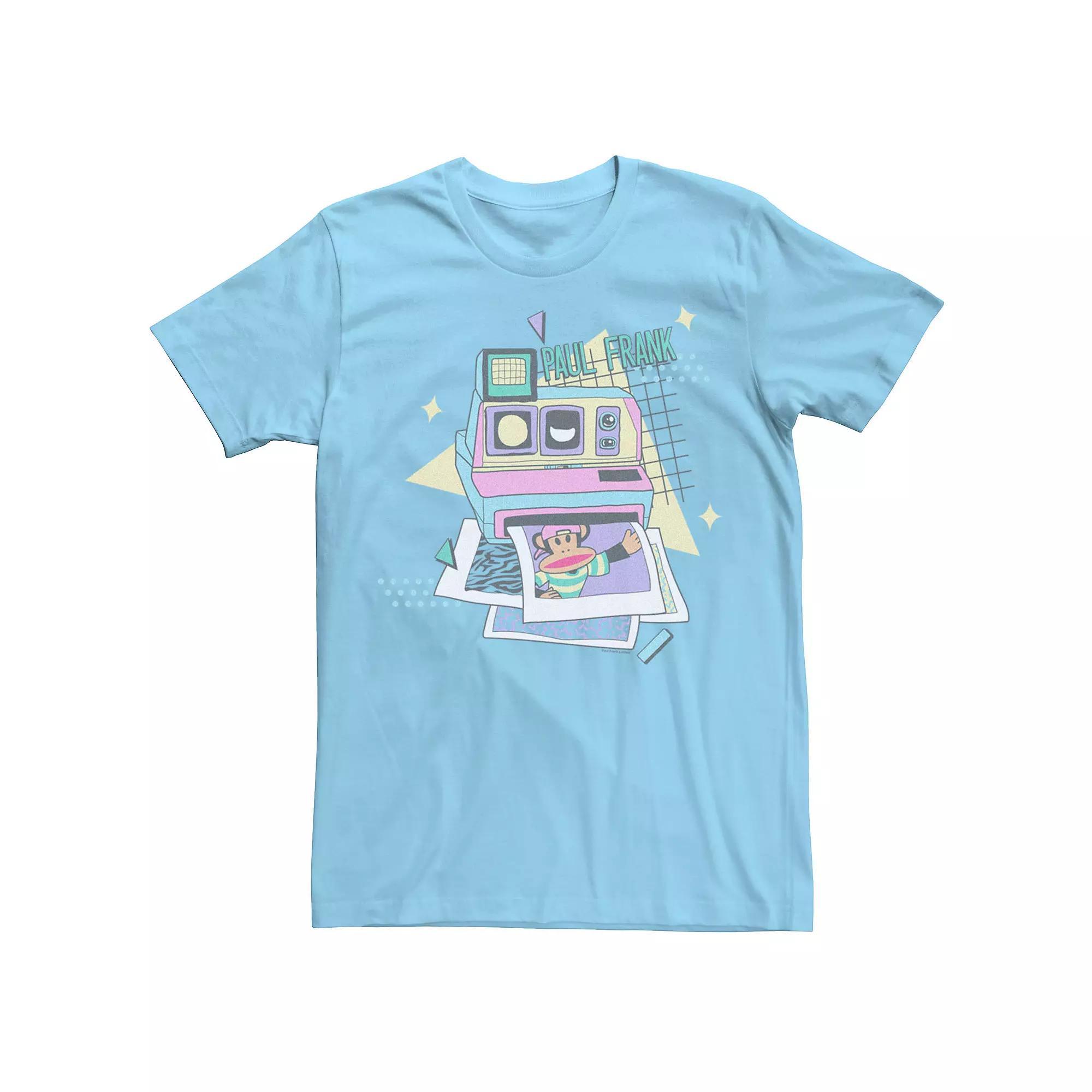 Men's Paul Frank Polaroid Tee, Size: Medium, Light Blue Product Image