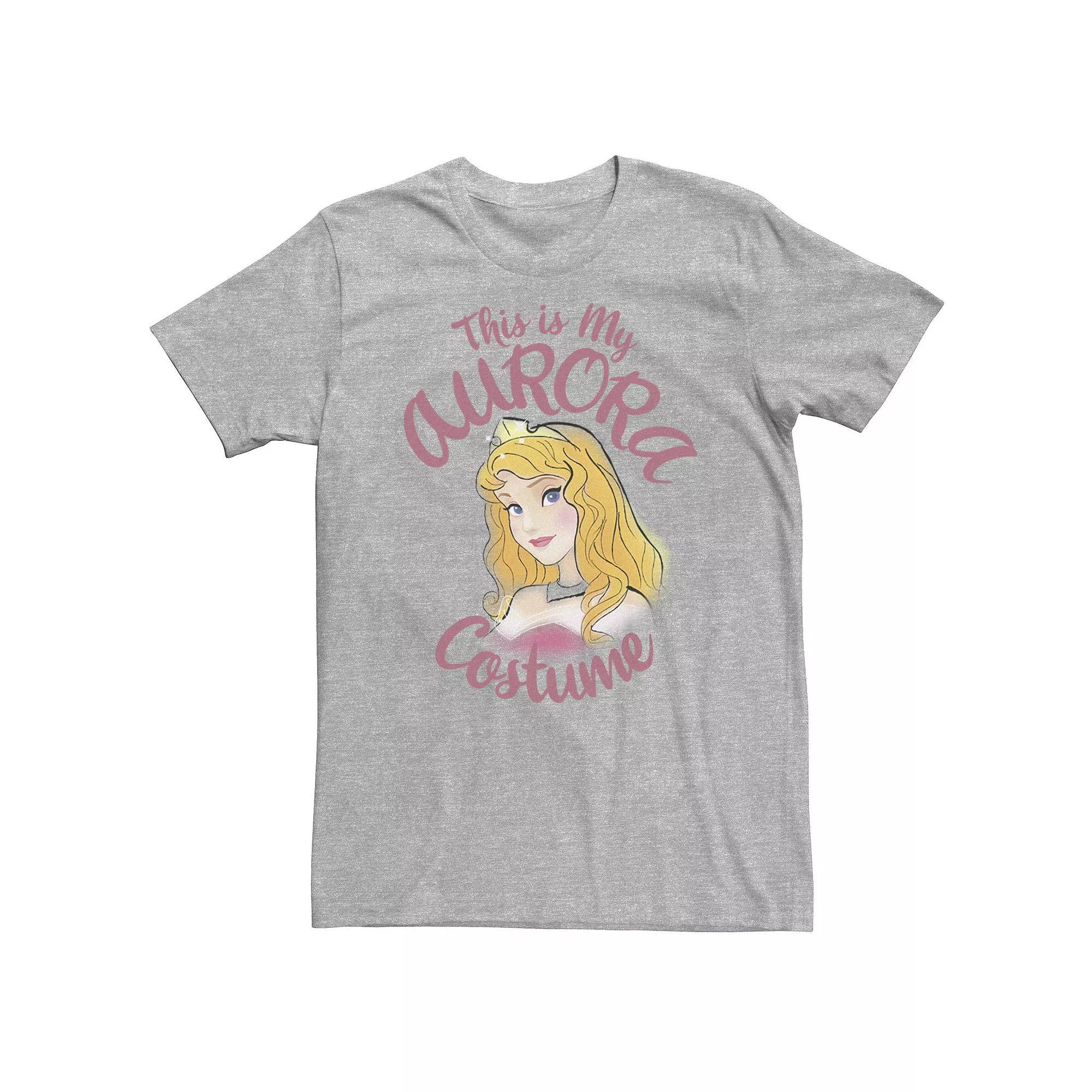 Big & Tall Disney Sleeping Beauty Aurora This Is My Costume Halloween Tee, Men's, Size: 3XL, Athletic Grey Product Image