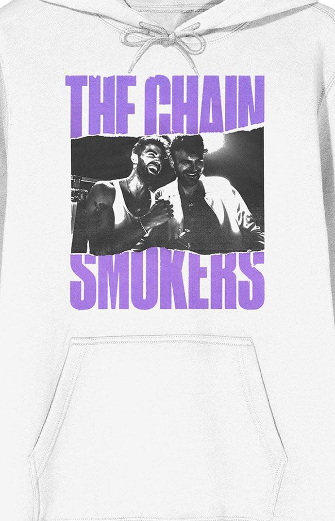 Men's The Chainsmokers Alex Pall Graphic Hoodie, Size: XL, White Product Image