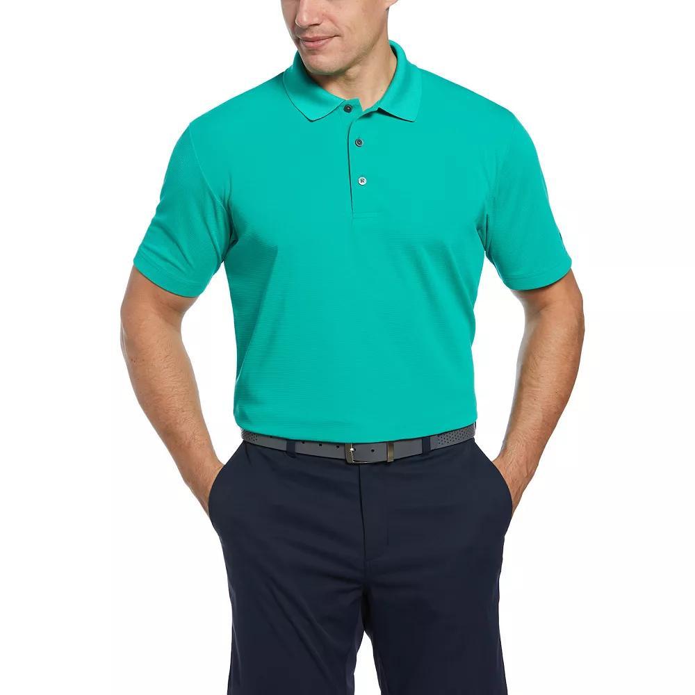 Men's Grand Slam Classic-Fit Solid Golf Polo, Size: Large, Deep Green Product Image
