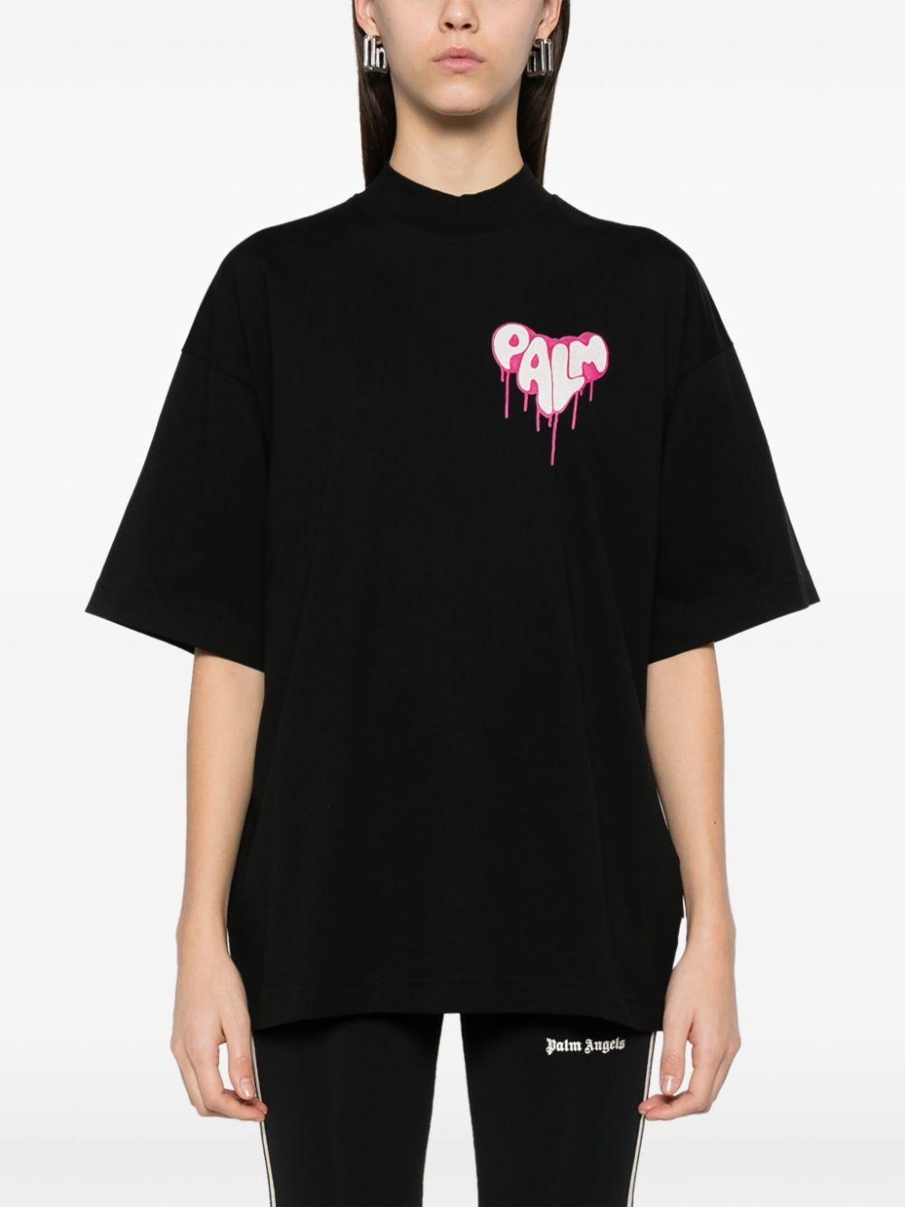 dripping-logo T-shirt Product Image