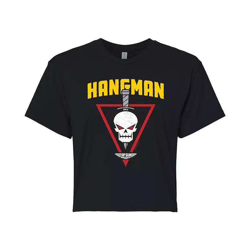 Juniors Top Gun: Maverick Hangman Cropped Graphic Tee, Girls Product Image