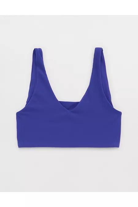 OFFLINE By Aerie Real Me XTRA Rib Switch Up V-Neck Sports Bra Women's Product Image