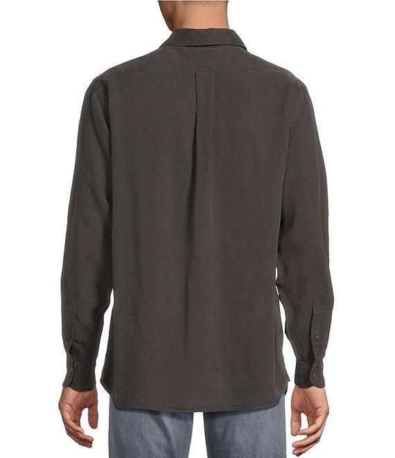 Cremieux Blue Label Garment Dyed Twill Long Sleeve Woven Shirt Product Image