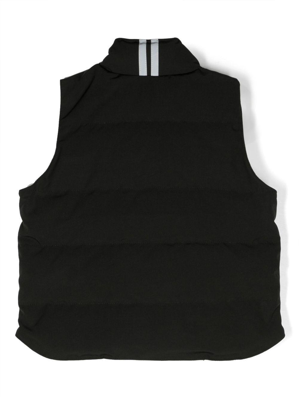 CANADA GOOSE Vanier Logo-patch Padded Gilet In Black Product Image