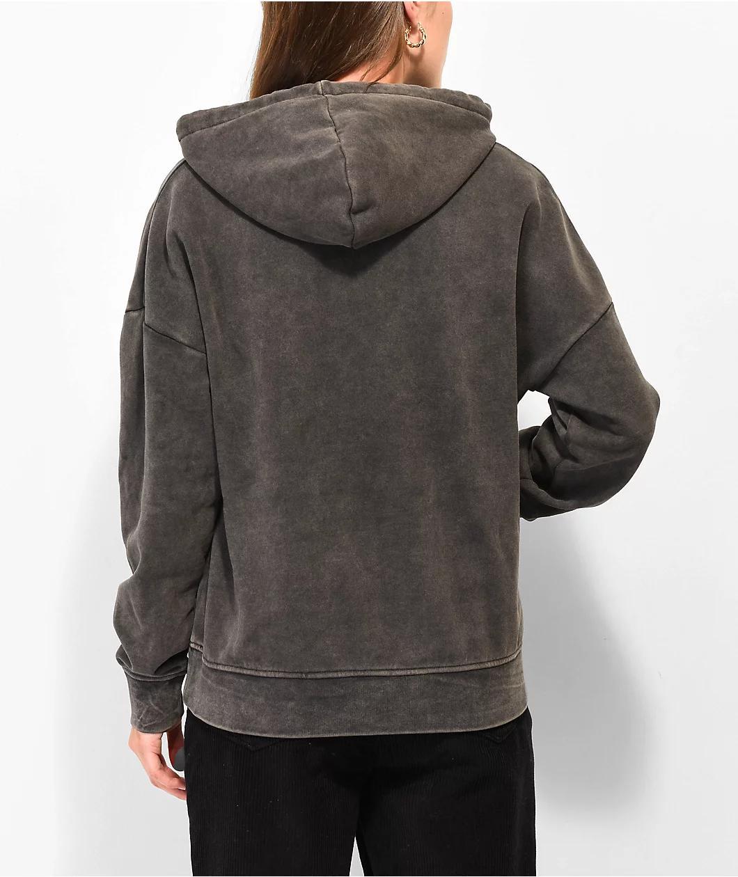 SWIXXZ Electric Chrome Black Wash Hoodie Product Image
