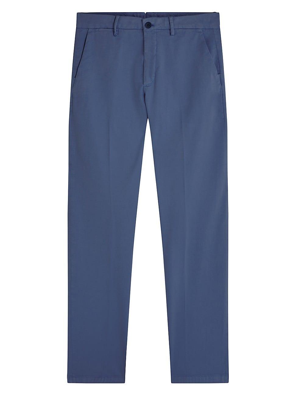 Mens Stretch Cotton-Blend Straight-Leg Chino Pants Product Image