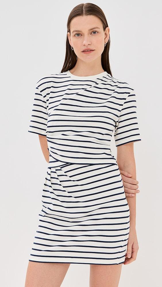 SIMKHAI Zeus Short Sleeve Draped T-Shirt Dress | Shopbop Product Image