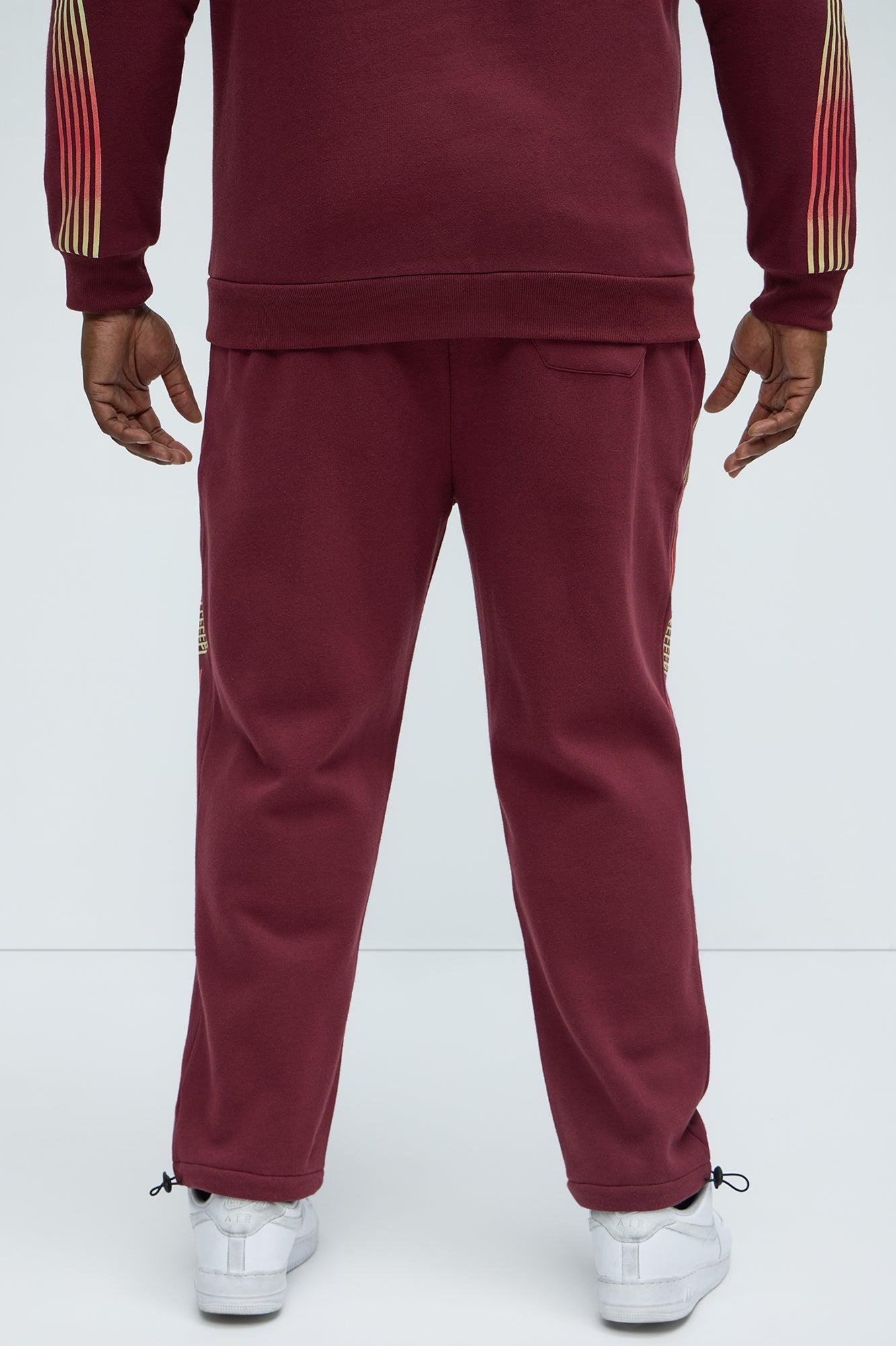 4 Star Champion Sweatpants - Burgundy Product Image