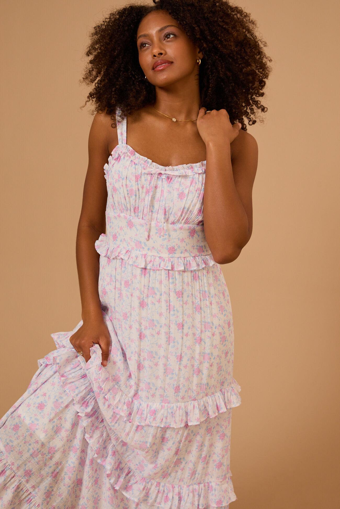 Meleny Floral Maxi Dress Product Image