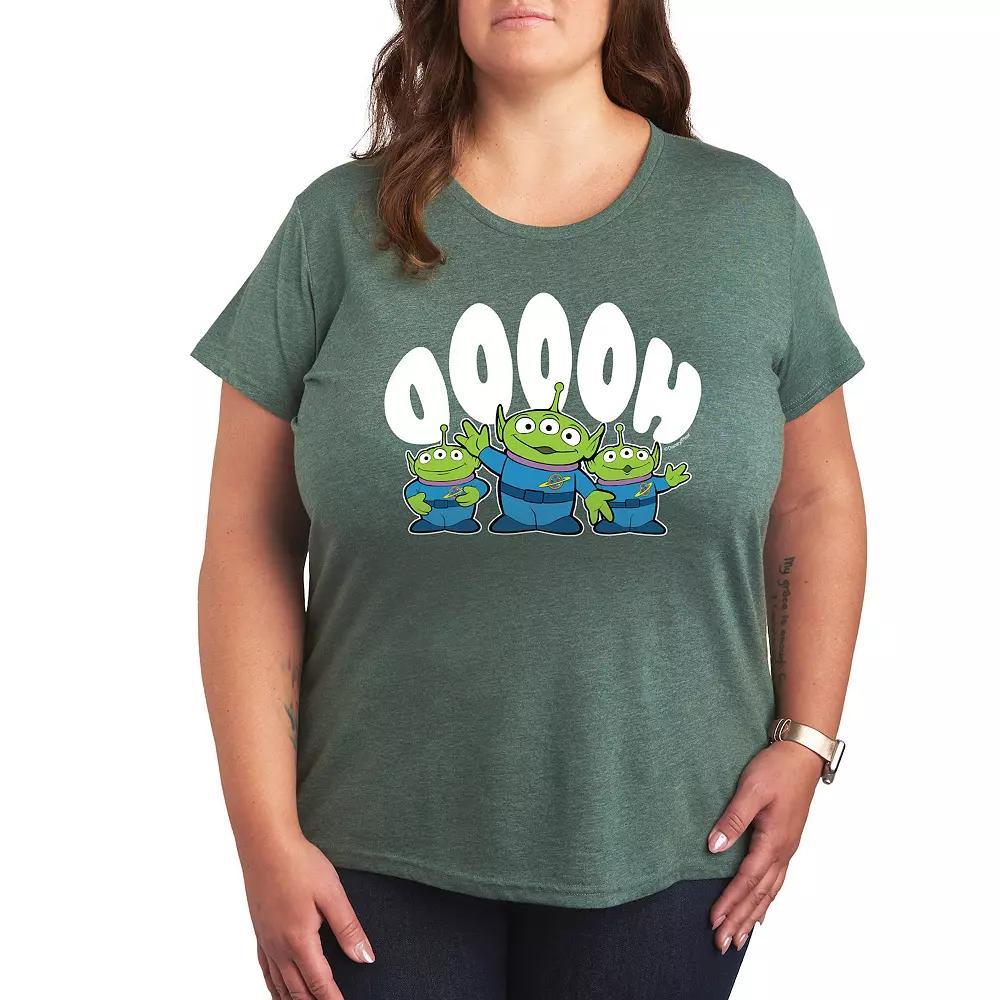 Disney / Pixars Toy Story Plus Ooooh Graphic Tee, Womens Heather Grey Product Image