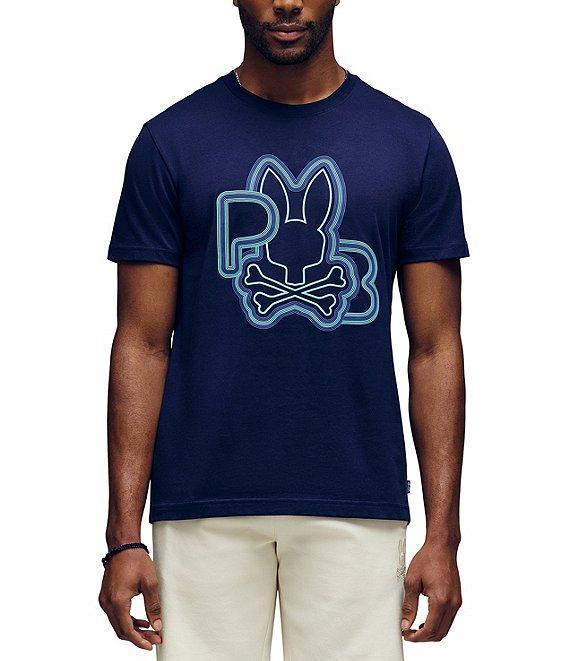 Psycho Bunny Carlo Graphic Short Sleeve T-Shirt Product Image