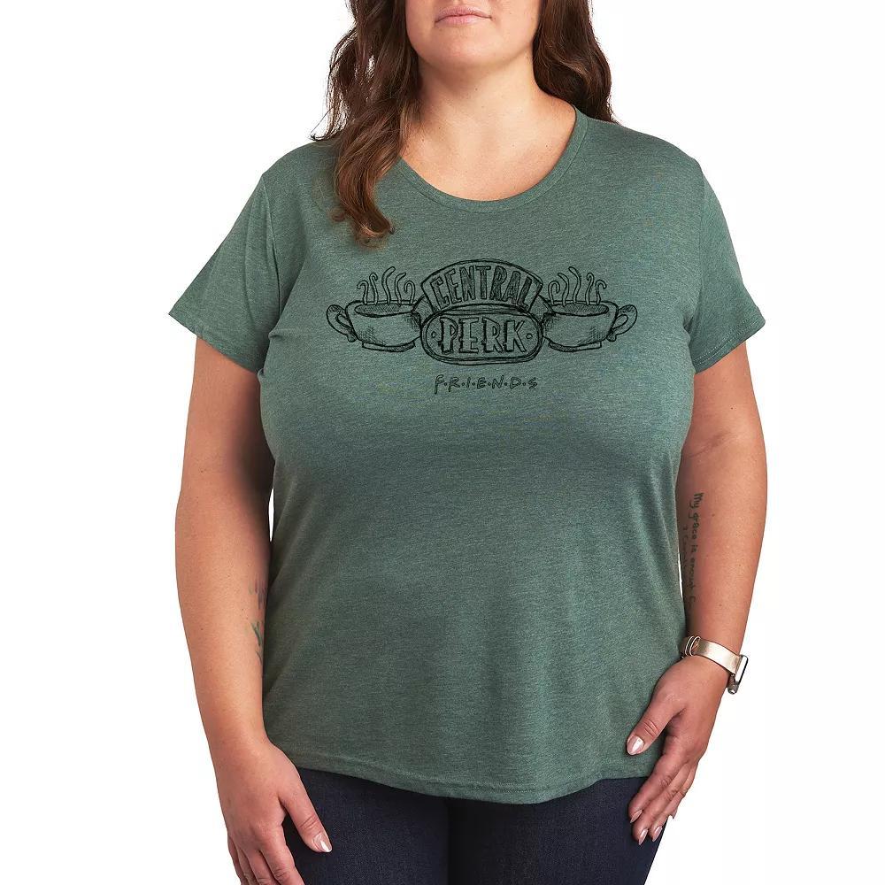 Plus Blessed Mimi Graphic Tee, Womens Grey Gray Product Image