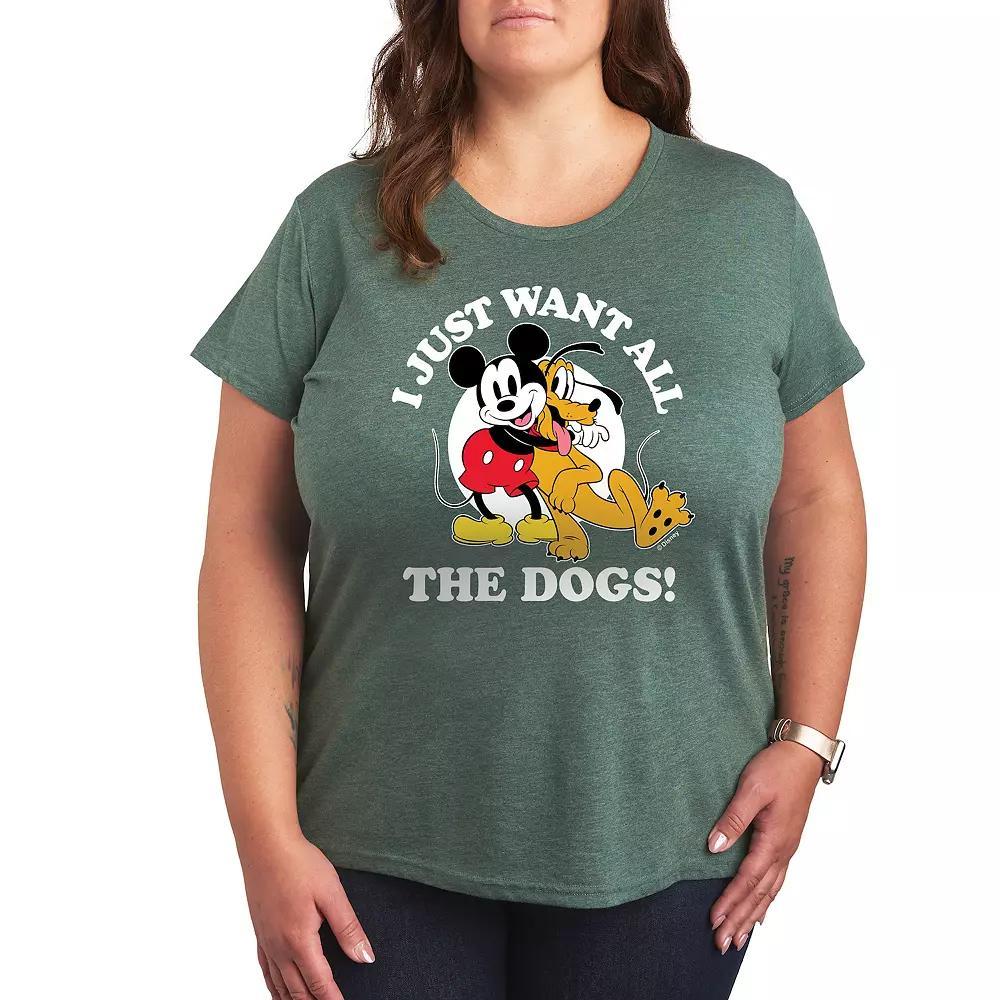 Plus Be Kind Graphic Tee, Womens Grey Green Product Image
