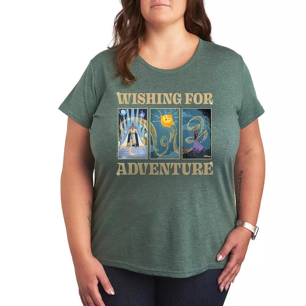 Plus Be Kind Graphic Tee, Womens Grey Green Product Image