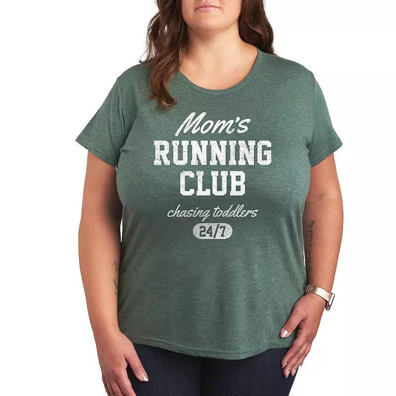 Plus Book Garden Graphic Tee, Womens Grey Juniper Product Image
