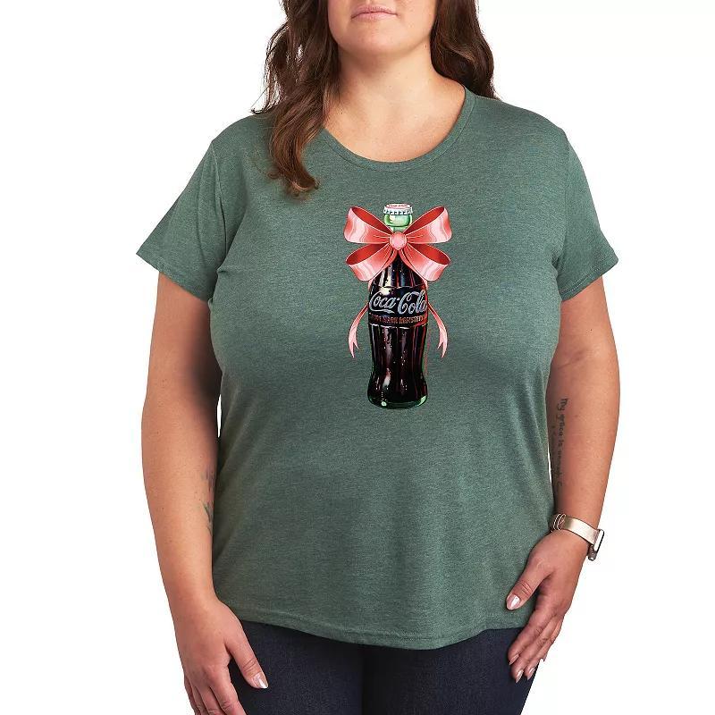 Plus Shenanigans Creator Shamrock Graphic Tee, Womens Grey Green Product Image