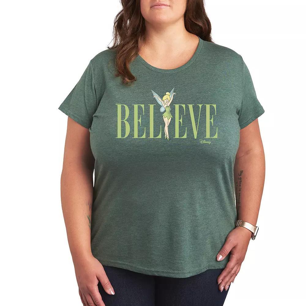 Plus Mushrooms With Butterfly Graphic Tee, Womens Grey Gray Product Image