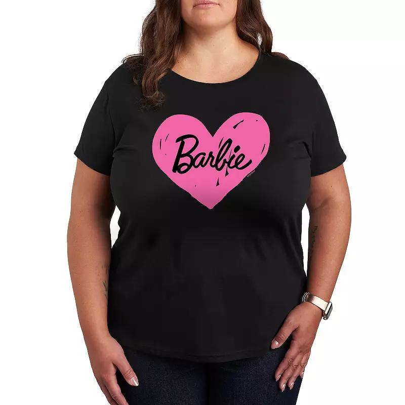 Plus Dog Paw Rainbow Graphic Tee, Womens Product Image