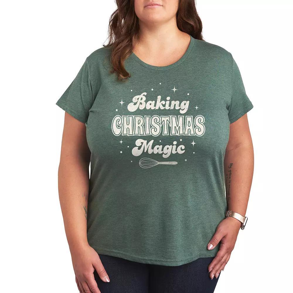 Plus Dr. Seuss Grumpy Grinch Face Graphic Tee, Women's, Size: 3XL, Green Product Image