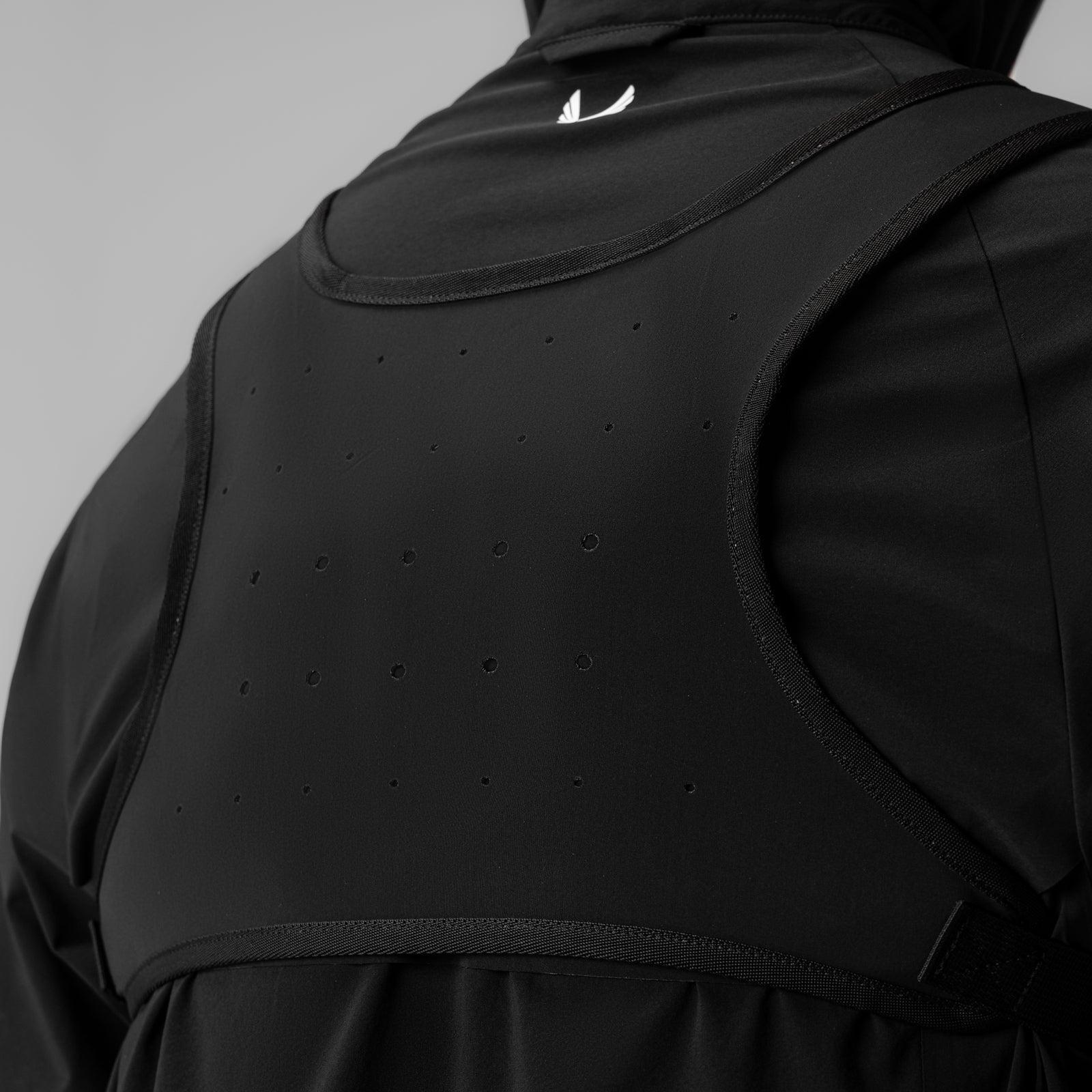 0711. Cordura® Lightweight Chest Pack - Black "Grid" Product Image